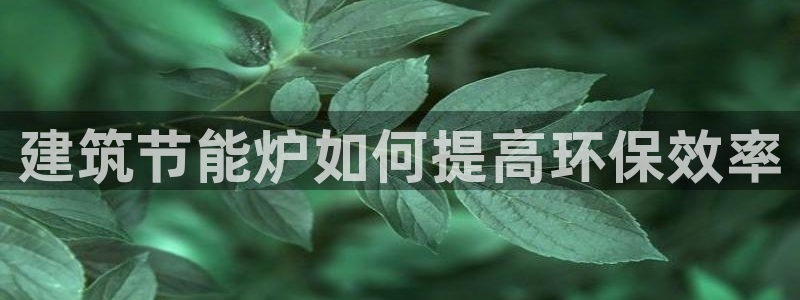 e尊国际-e尊国际官网：建筑节能炉如何提高环保效率