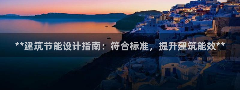 e尊国际是干什么的：**建筑节能设计指南：符合标准，提升建筑能效**