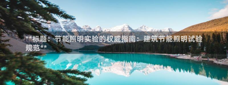 e尊国际官方网站：**标题：节能照明实验的权威指南：建筑节能照明试验
规范**