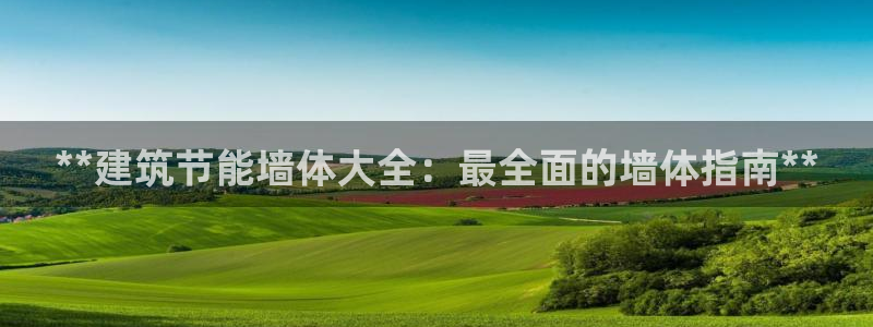 E尊国际网站：**建筑节能墙体大全：最全面的墙体指南**