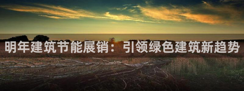 e尊国际网址：明年建筑节能展销：引领绿色建筑新趋势