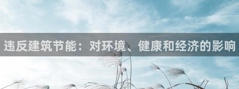 e尊国际7779：违反建筑节能：对环境、健康和经济的影响