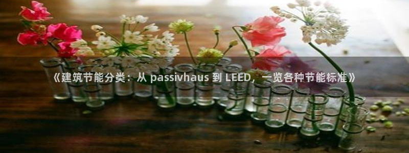 尊亿游戏国际官网：《建筑节能分类：从 passivhaus 到 LEED，一览各种节能标准》