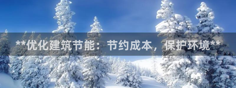 e尊平台：**优化建筑节能：节约成本，保护环境**