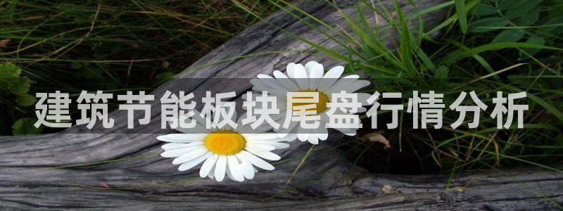 e尊国际地址：建筑节能板块尾盘行情分析