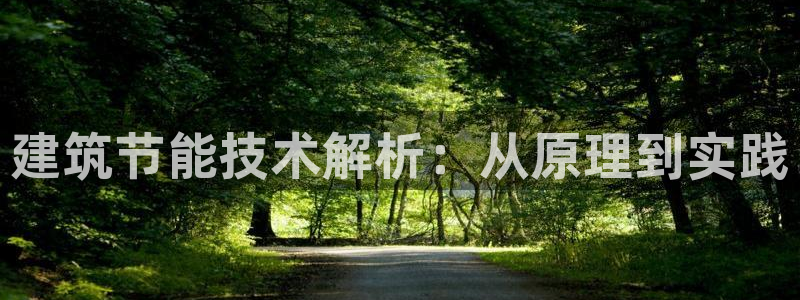 e尊平台：建筑节能技术解析：从原理到实践